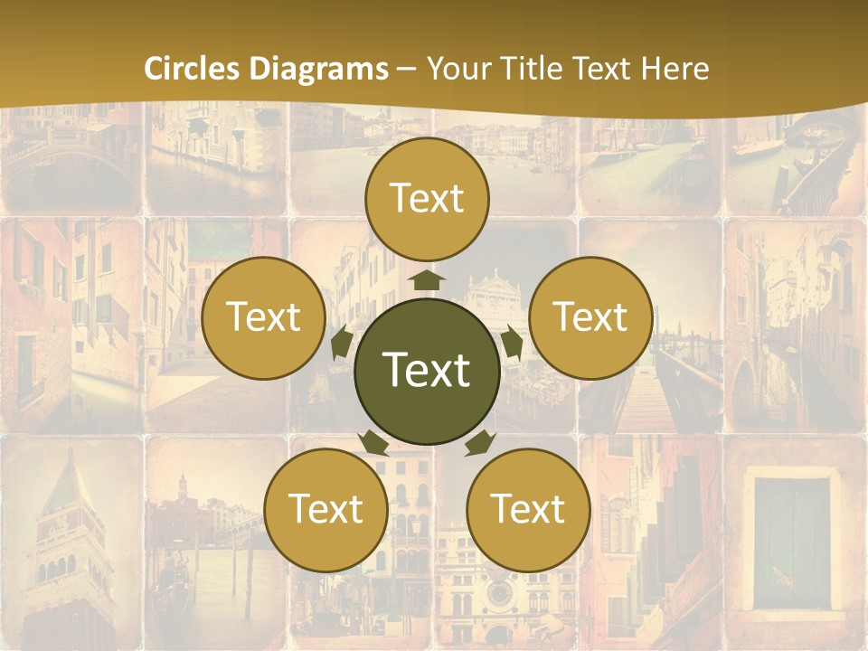 Leone Alato Retro Sospiri PowerPoint Template