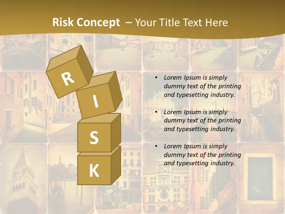 Leone Alato Retro Sospiri PowerPoint Template