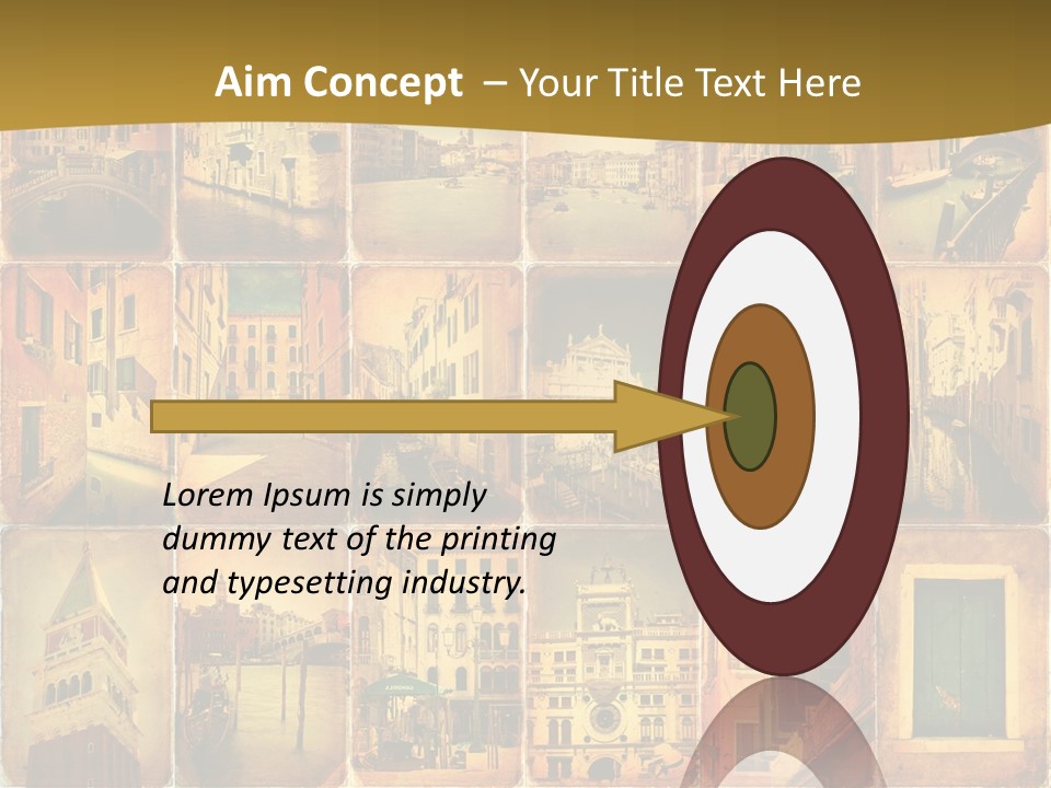 Leone Alato Retro Sospiri PowerPoint Template