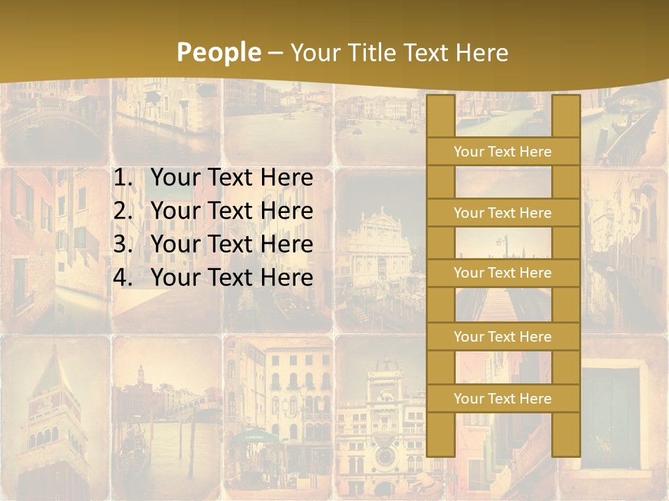 Leone Alato Retro Sospiri PowerPoint Template