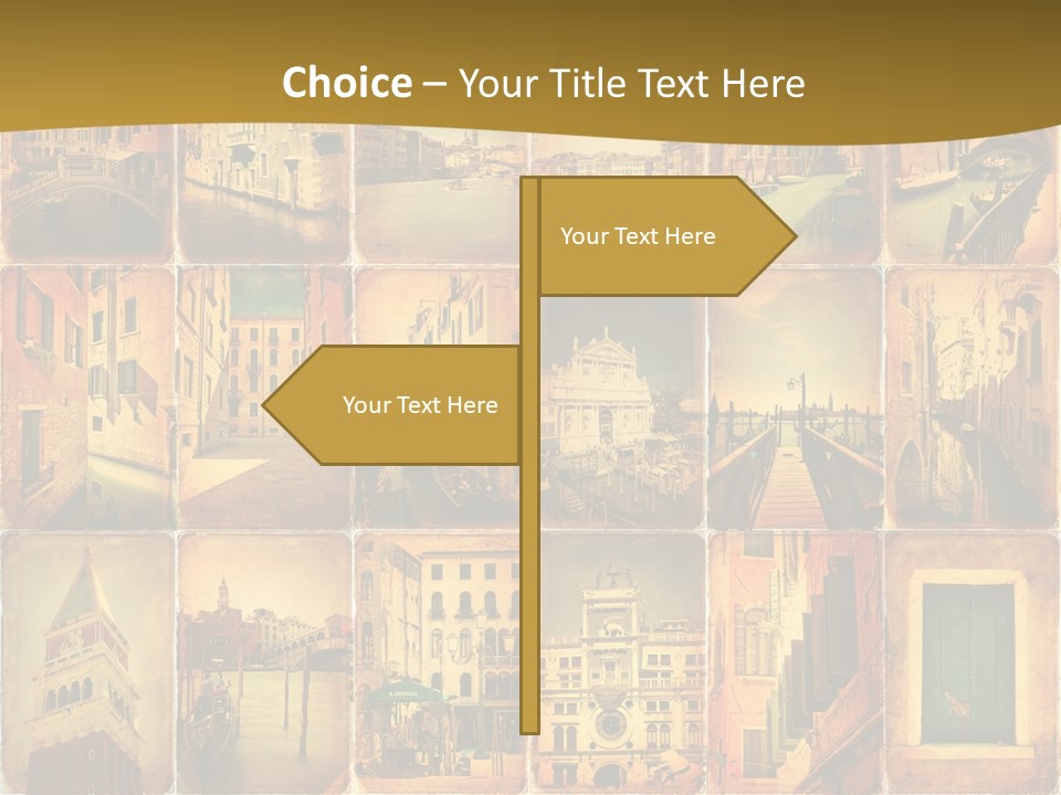 Leone Alato Retro Sospiri PowerPoint Template