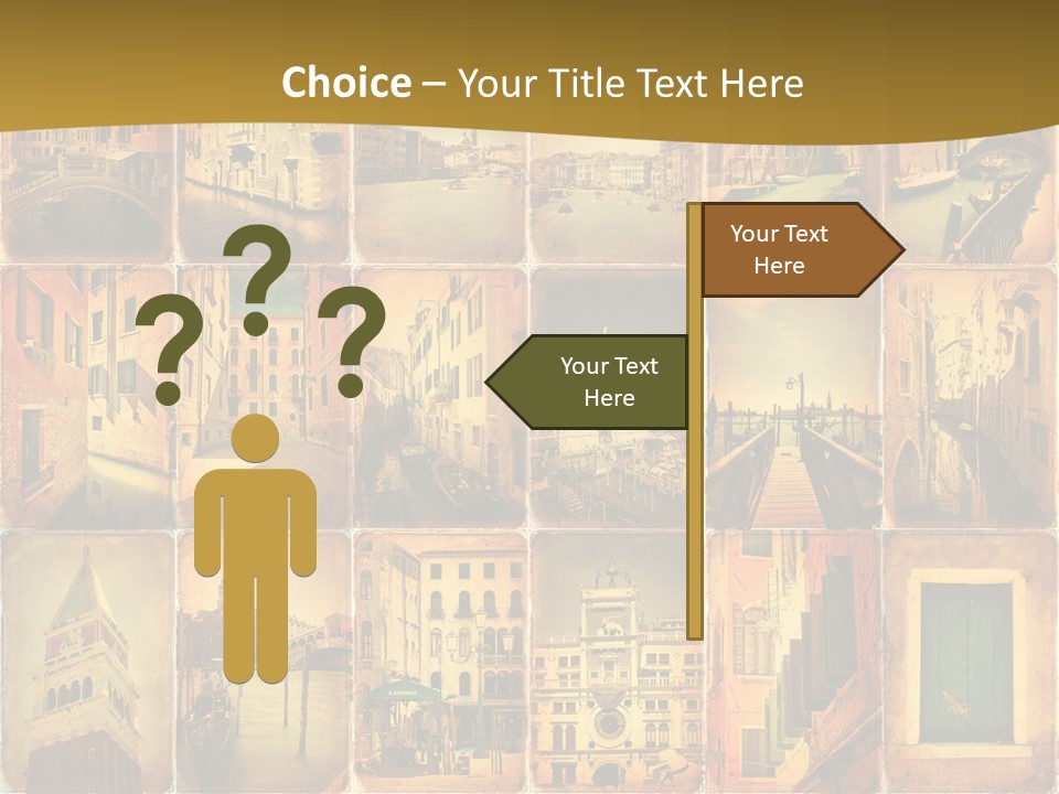 Leone Alato Retro Sospiri PowerPoint Template