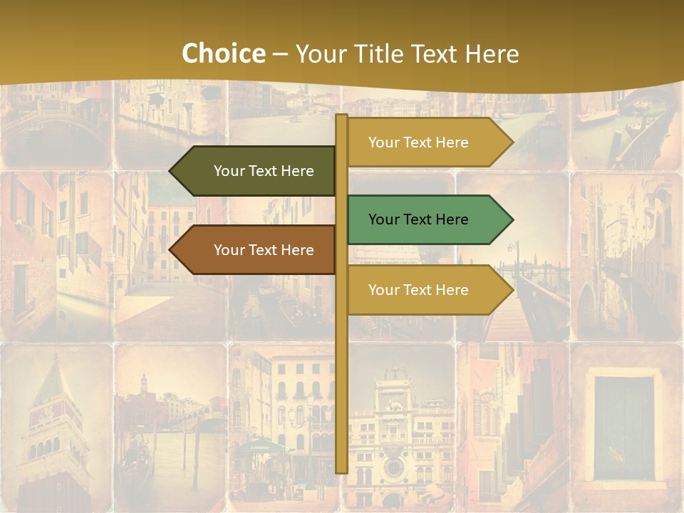 Leone Alato Retro Sospiri PowerPoint Template