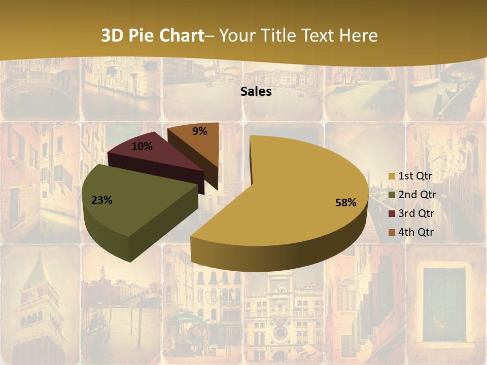 Leone Alato Retro Sospiri PowerPoint Template