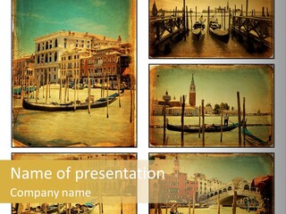 Campanile Acqua Panorama PowerPoint Template