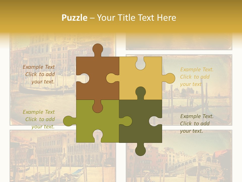 Campanile Acqua Panorama PowerPoint Template