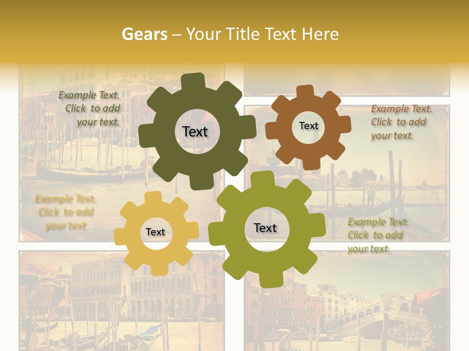 Campanile Acqua Panorama PowerPoint Template