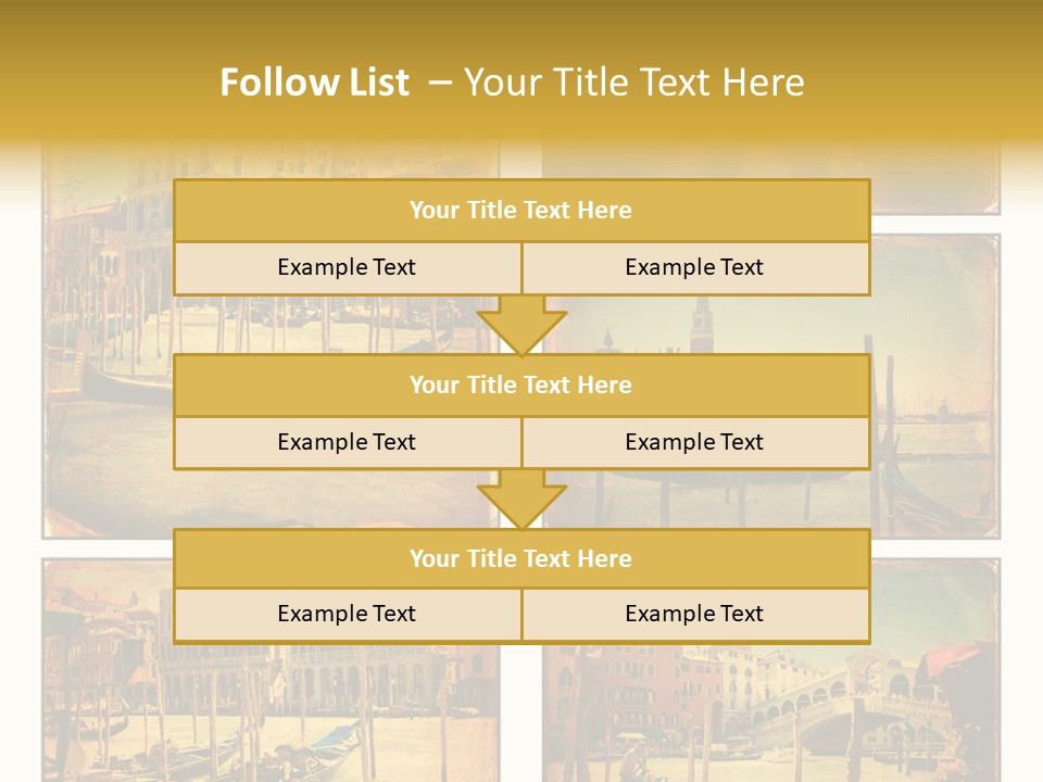 Campanile Acqua Panorama PowerPoint Template