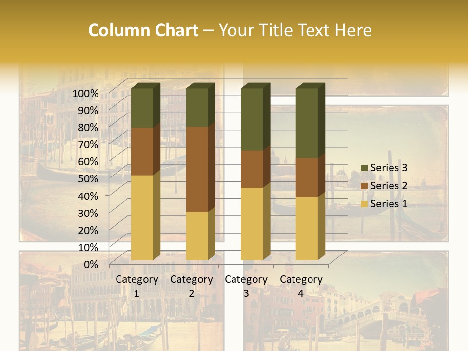 Campanile Acqua Panorama PowerPoint Template