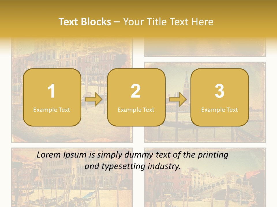 Campanile Acqua Panorama PowerPoint Template