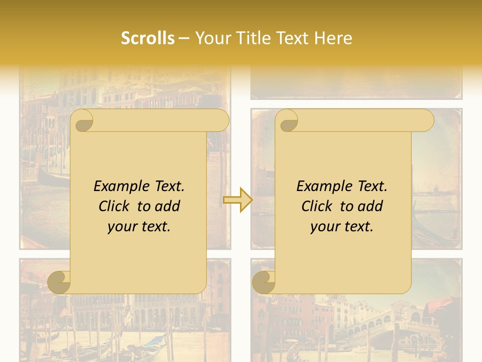 Campanile Acqua Panorama PowerPoint Template