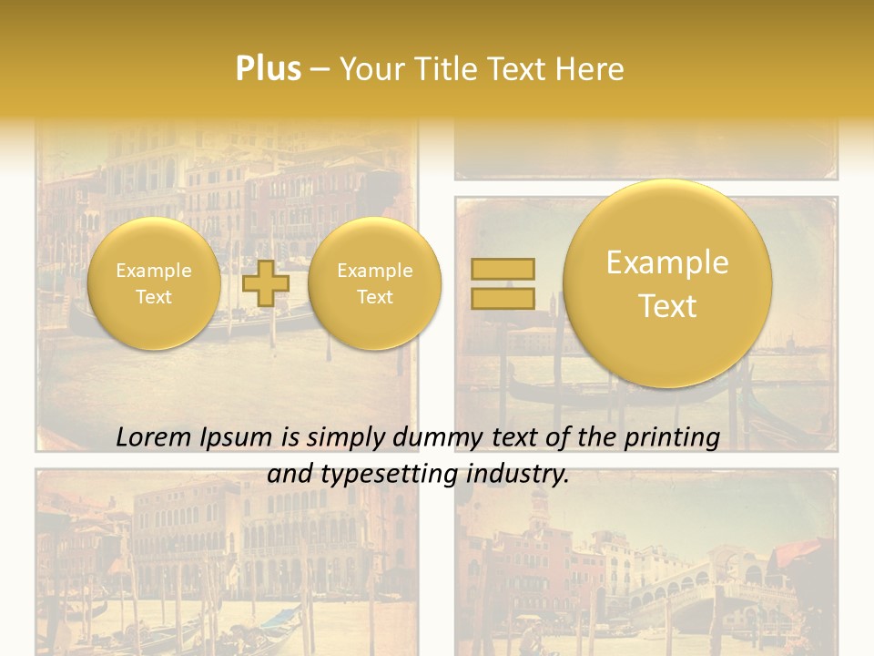 Campanile Acqua Panorama PowerPoint Template