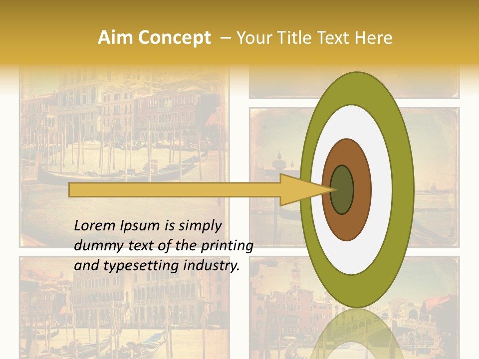 Campanile Acqua Panorama PowerPoint Template