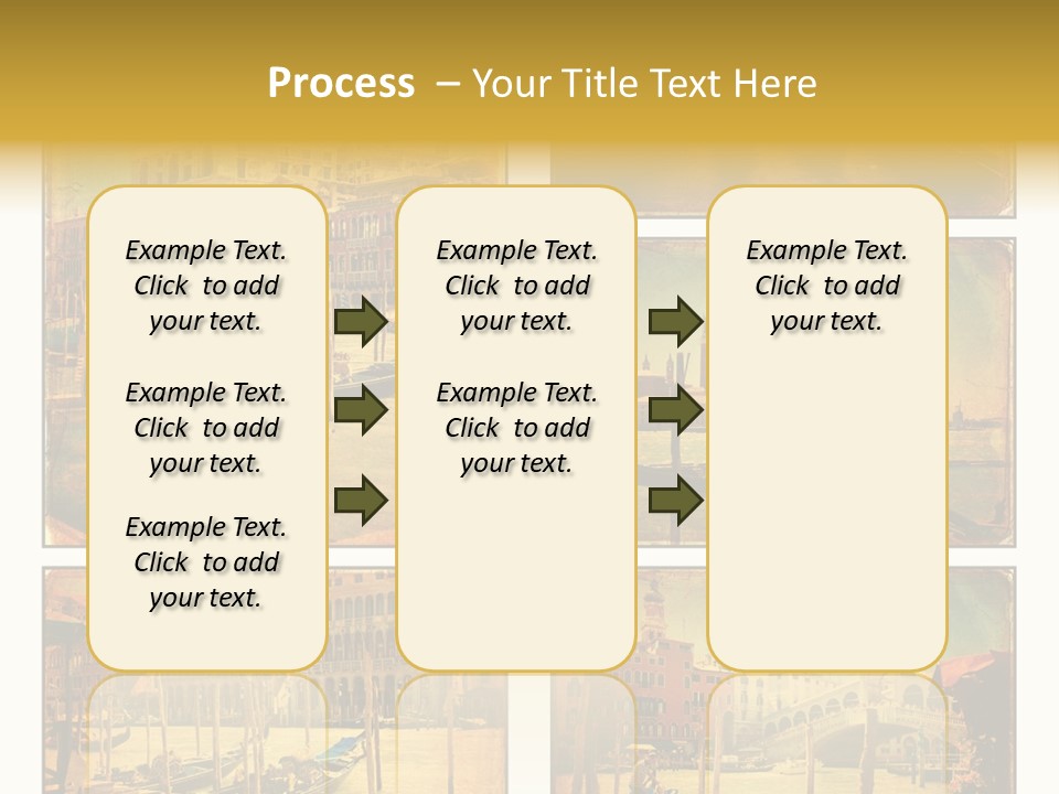Campanile Acqua Panorama PowerPoint Template
