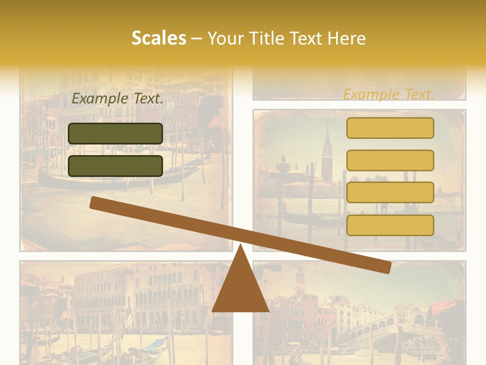 Campanile Acqua Panorama PowerPoint Template
