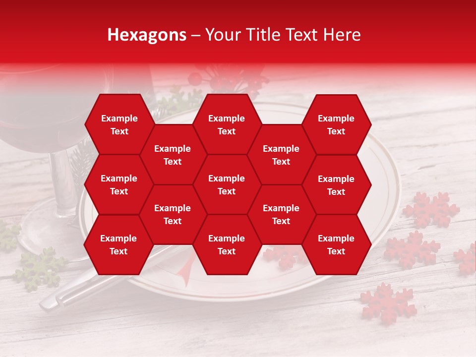 Centrepiece Party Setting PowerPoint Template