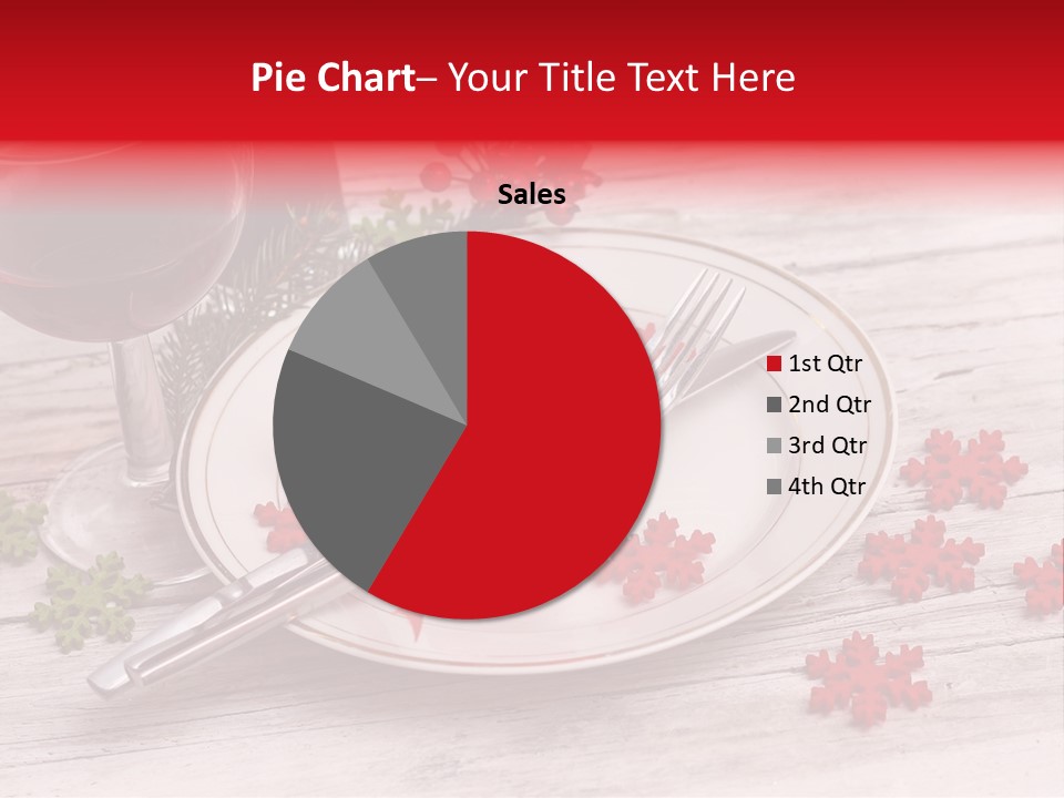 Centrepiece Party Setting PowerPoint Template