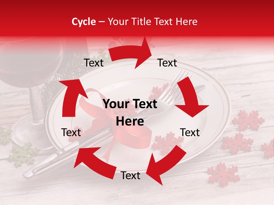 Centrepiece Party Setting PowerPoint Template