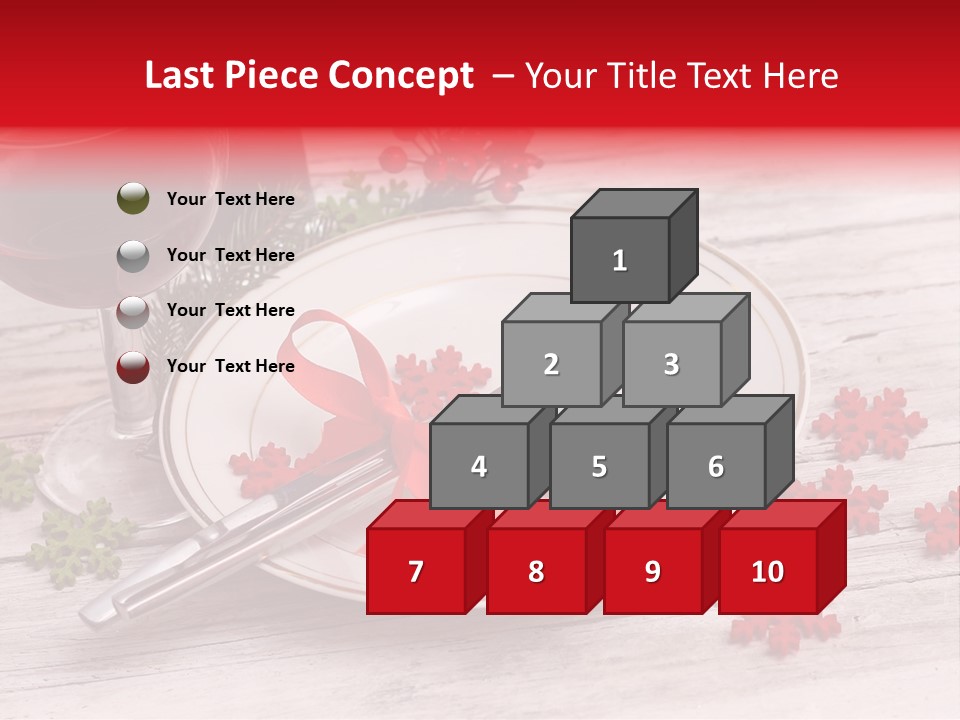 Centrepiece Party Setting PowerPoint Template