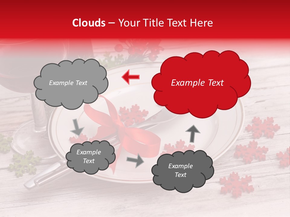 Centrepiece Party Setting PowerPoint Template