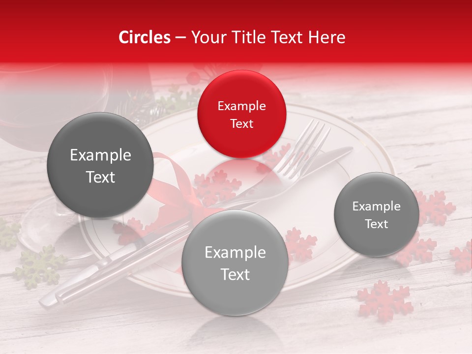 Centrepiece Party Setting PowerPoint Template