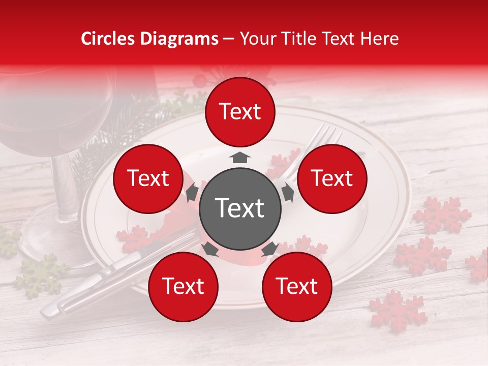 Centrepiece Party Setting PowerPoint Template