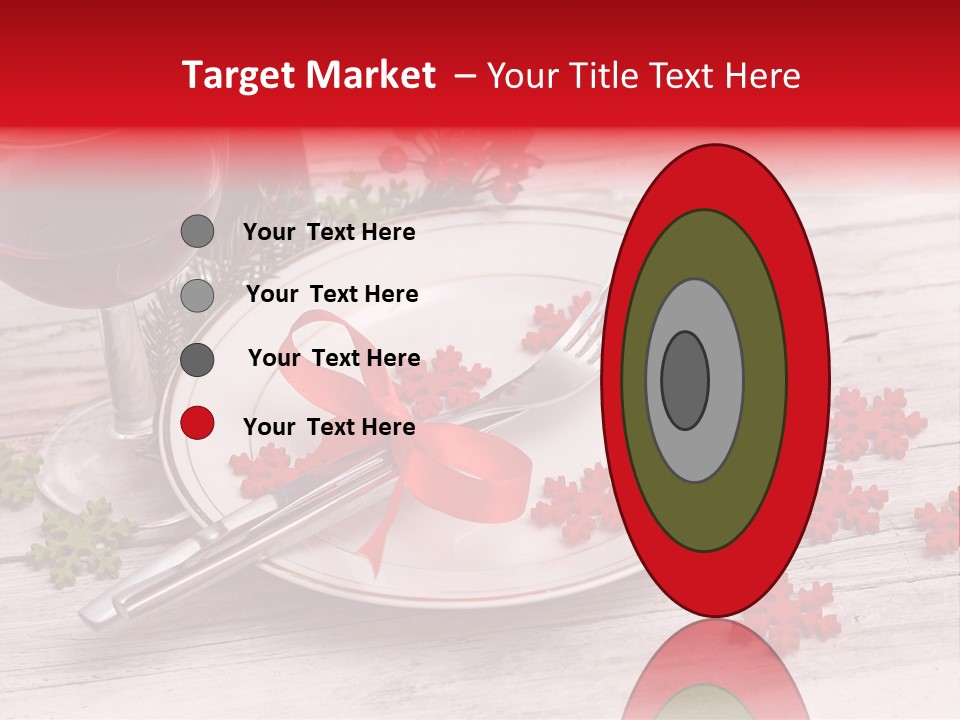 Centrepiece Party Setting PowerPoint Template