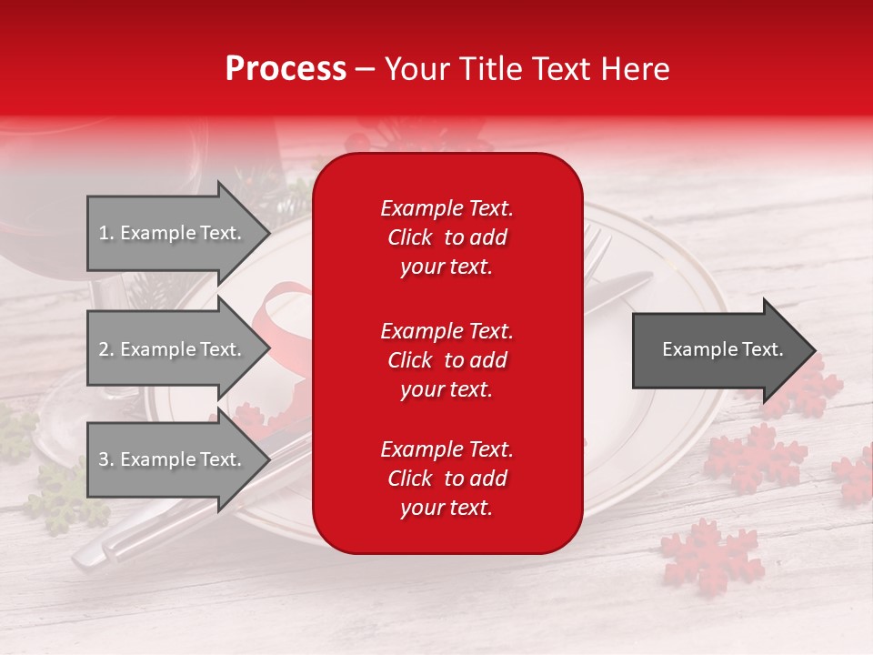 Centrepiece Party Setting PowerPoint Template