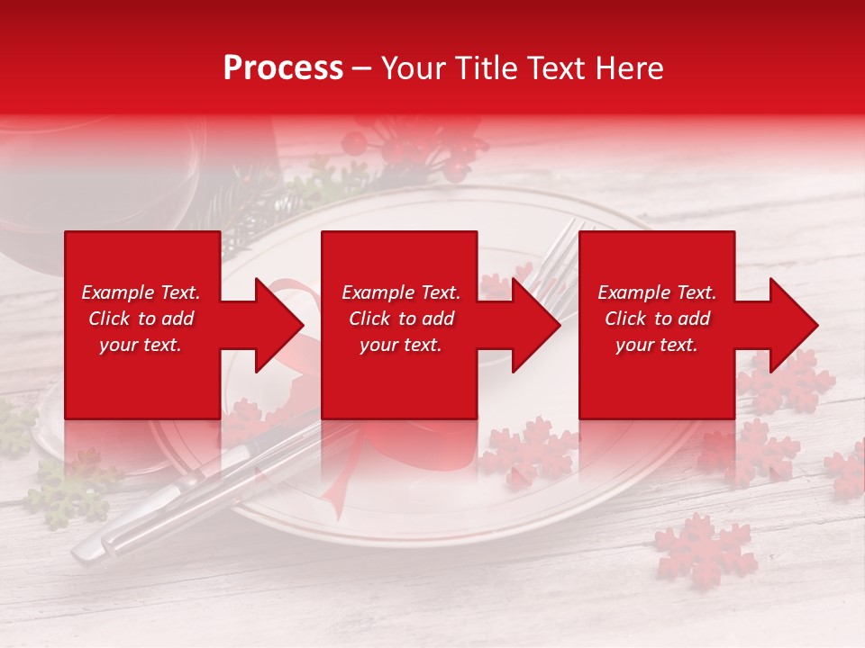 Centrepiece Party Setting PowerPoint Template