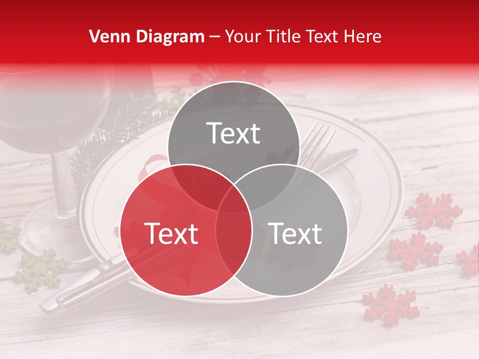 Centrepiece Party Setting PowerPoint Template