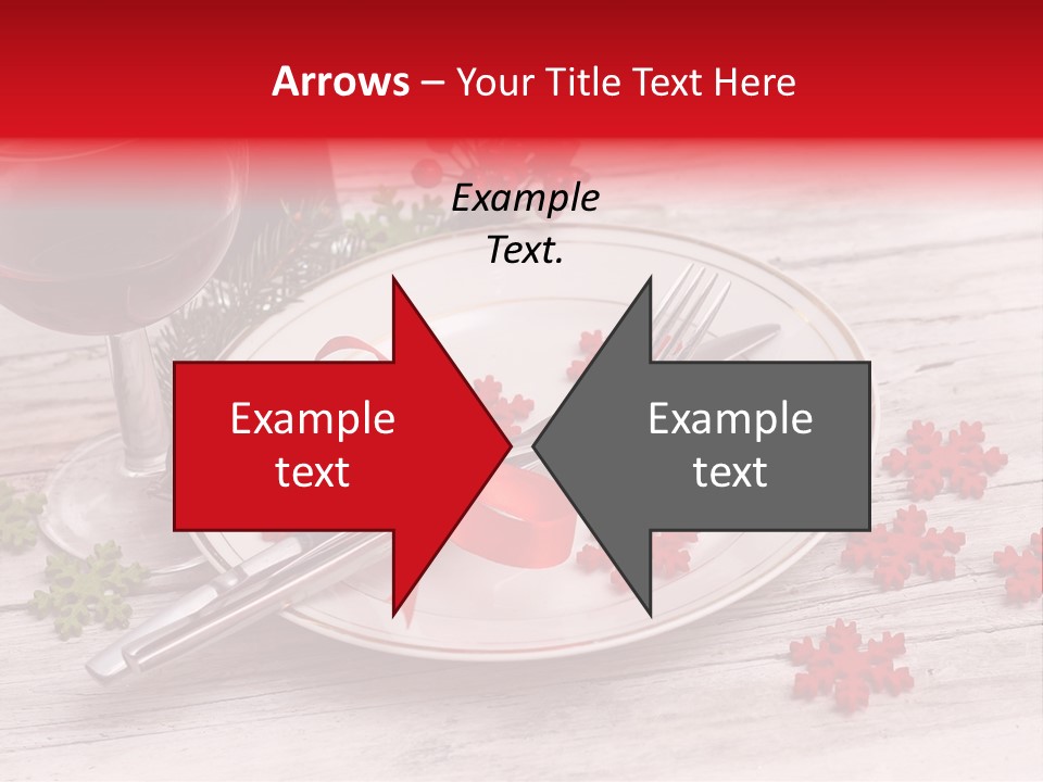 Centrepiece Party Setting PowerPoint Template
