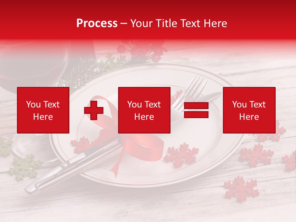 Centrepiece Party Setting PowerPoint Template