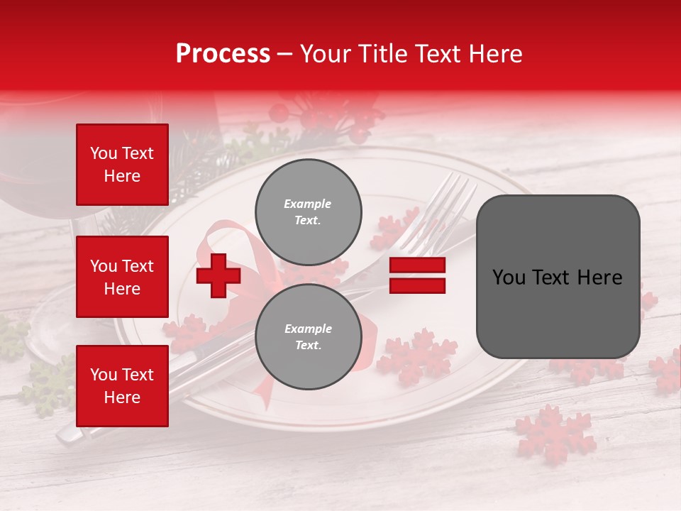 Centrepiece Party Setting PowerPoint Template