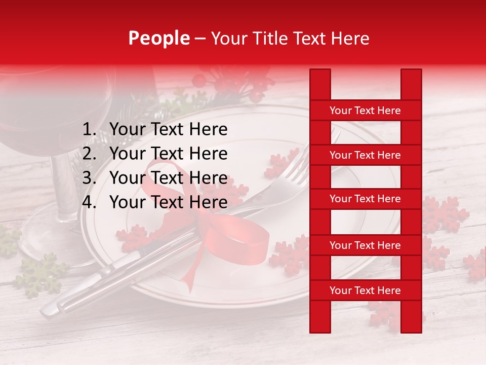Centrepiece Party Setting PowerPoint Template