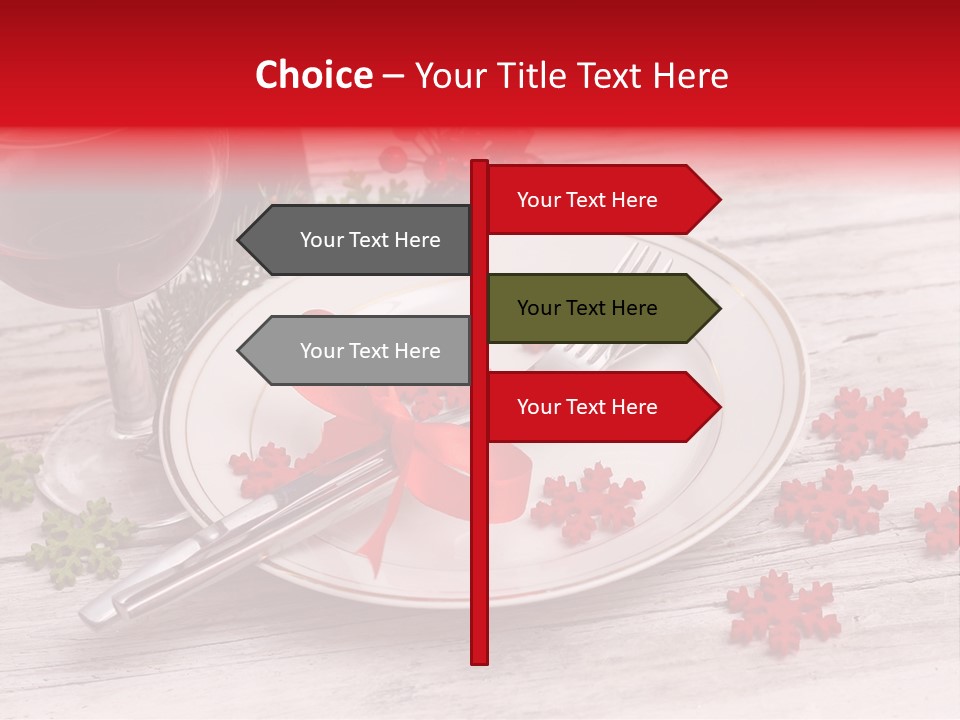 Centrepiece Party Setting PowerPoint Template