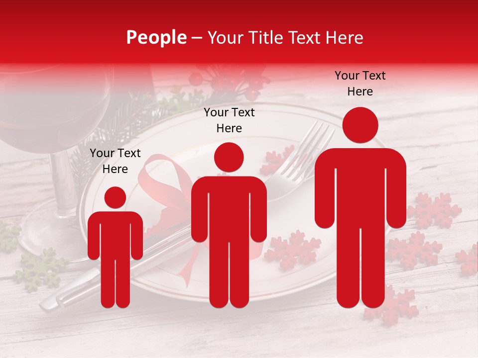 Centrepiece Party Setting PowerPoint Template