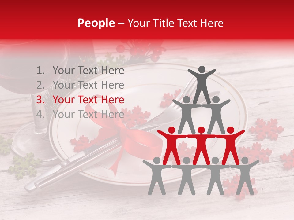 Centrepiece Party Setting PowerPoint Template