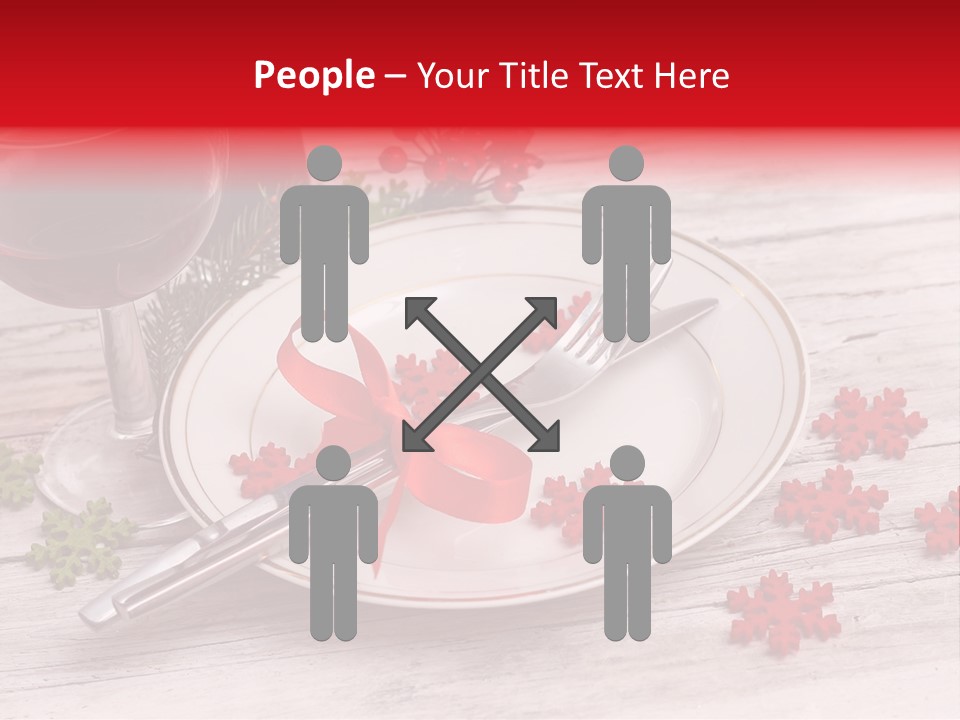 Centrepiece Party Setting PowerPoint Template