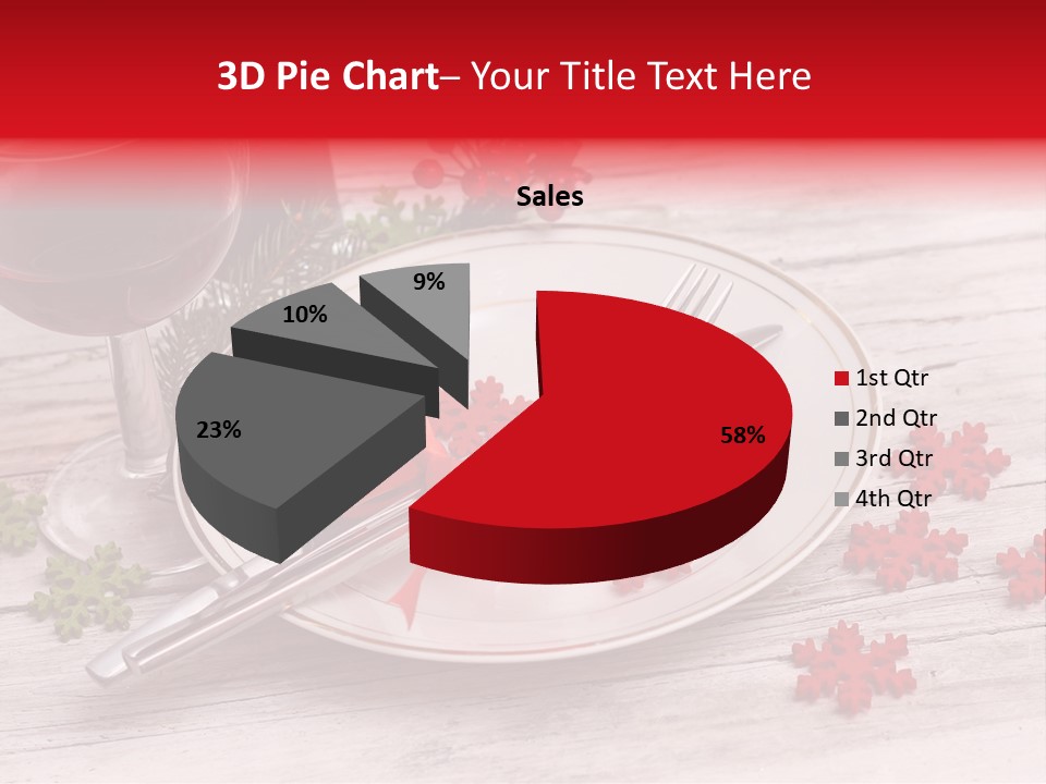 Centrepiece Party Setting PowerPoint Template
