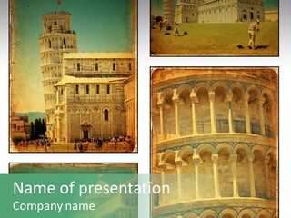 Campanile Quadro Paesaggio PowerPoint Template