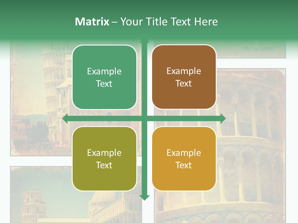 Campanile Quadro Paesaggio PowerPoint Template