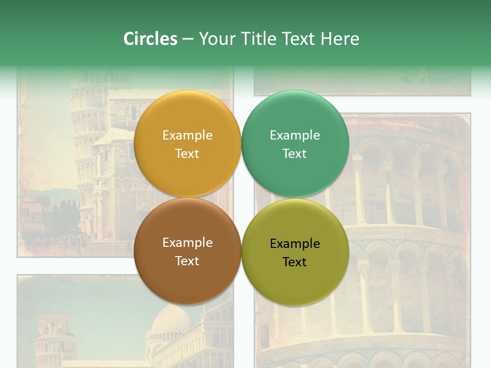 Campanile Quadro Paesaggio PowerPoint Template