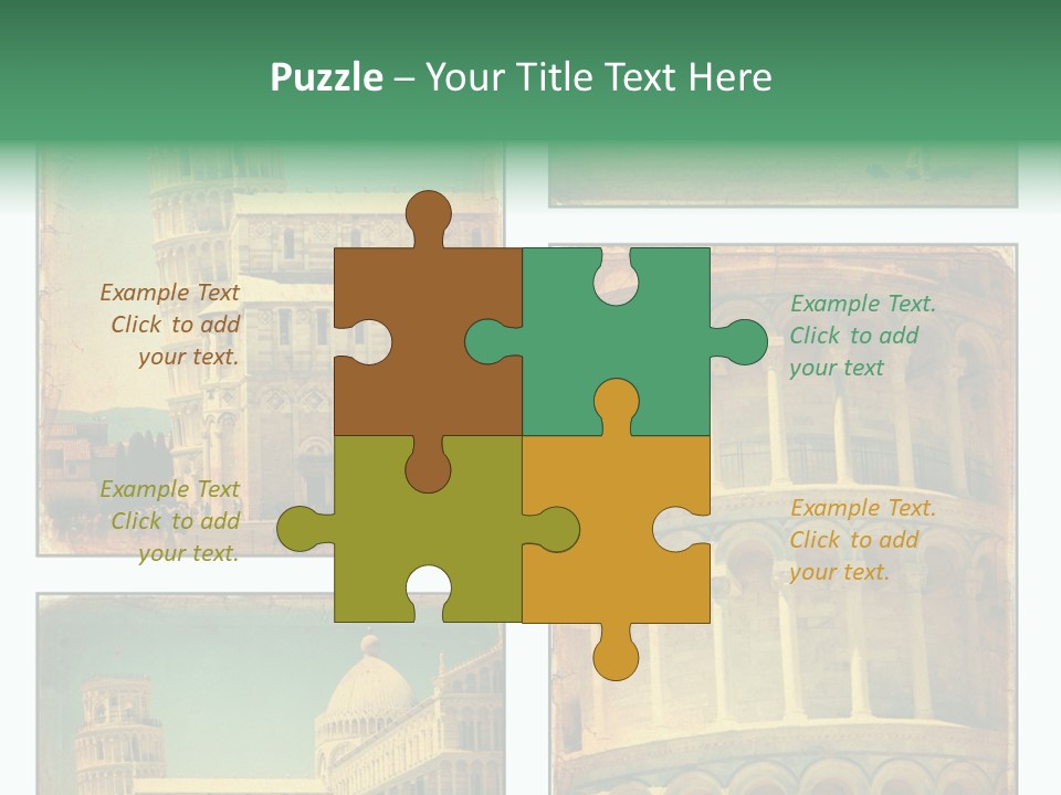 Campanile Quadro Paesaggio PowerPoint Template