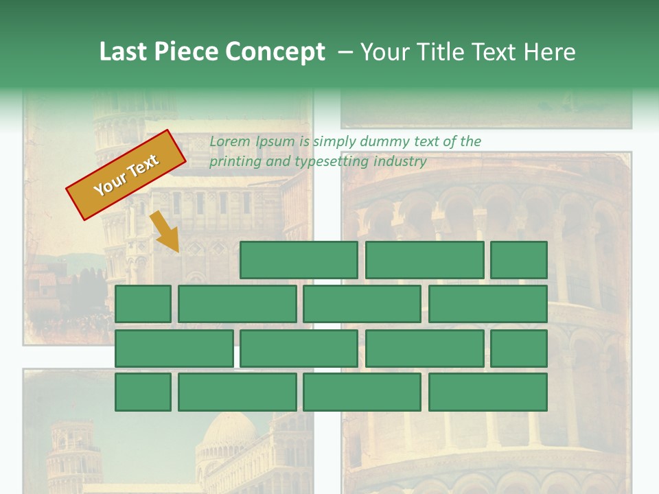 Campanile Quadro Paesaggio PowerPoint Template