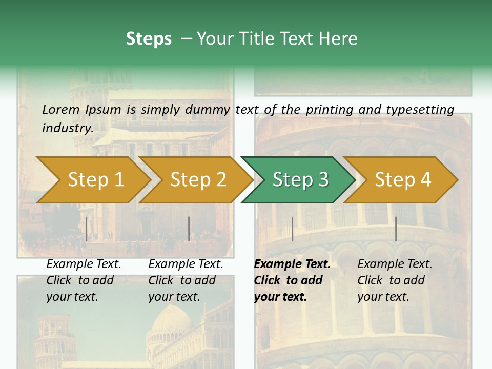 Campanile Quadro Paesaggio PowerPoint Template
