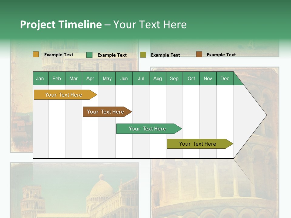 Campanile Quadro Paesaggio PowerPoint Template