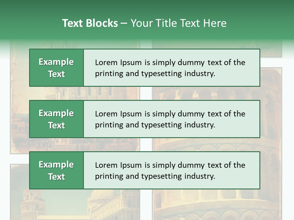 Campanile Quadro Paesaggio PowerPoint Template