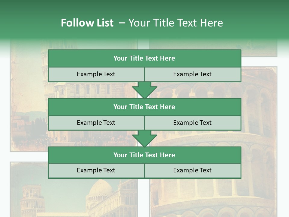Campanile Quadro Paesaggio PowerPoint Template