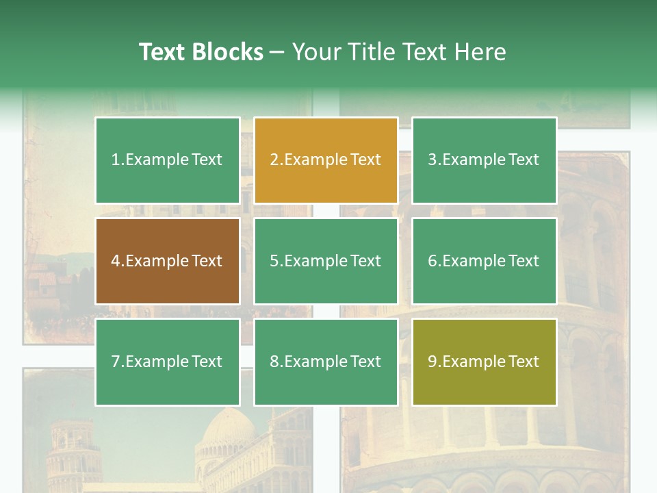 Campanile Quadro Paesaggio PowerPoint Template