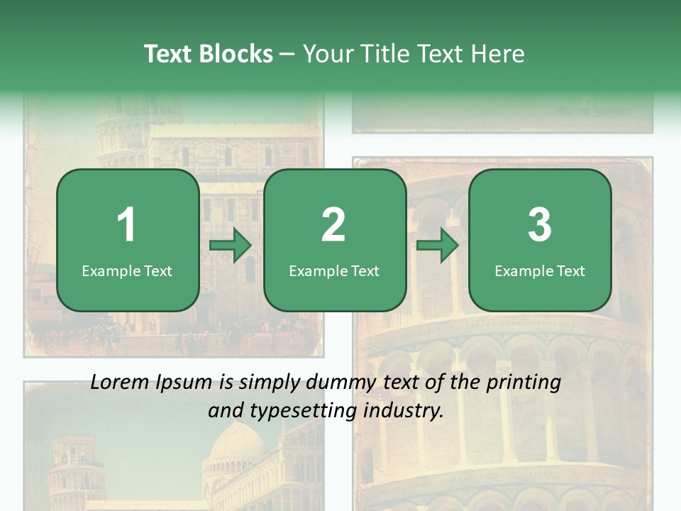 Campanile Quadro Paesaggio PowerPoint Template